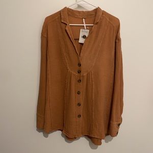 Free people button up shirt